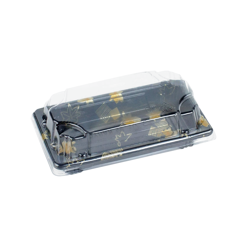 분해 가능한 검은색 플라스틱 파티 플래터