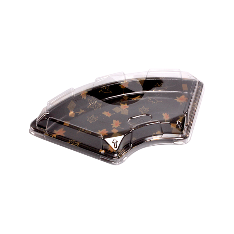 일회용 부채꼴 초밥 식품 용기