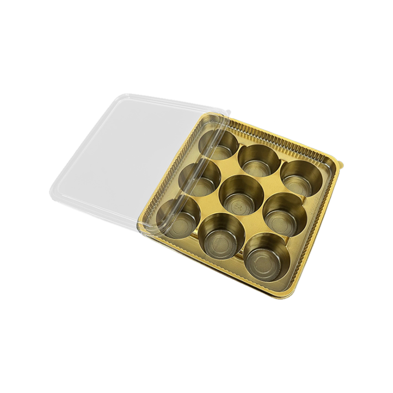 9캐비티 원형 PET 캔디 포장 상자